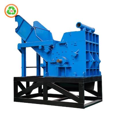 China Carbon Steel Recycling Metal Scraps Low Noise Aluminum Can Briquettes Twin-Shaft Crusher for sale