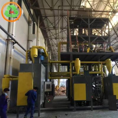 China Productie-installatie rechtstreeks leveren koper en aluminium radiator afval recycling machine Te koop