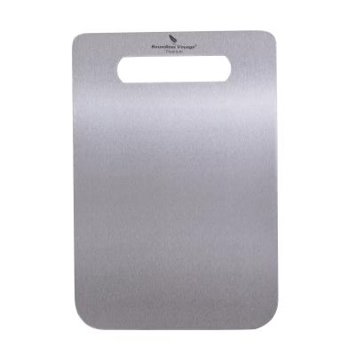 China Unlimited travel fruit stocked titanium cutting board for kitchen outdoor household chopper for meat fruit vegetable for sale