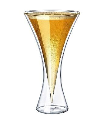 China 8-Ounce Vintage Cocktail Glass Cup Clear Martini Cocktail Glasses Insulated Glass Double Walled Cocktail Martini Premium Packaging For Gifting for sale