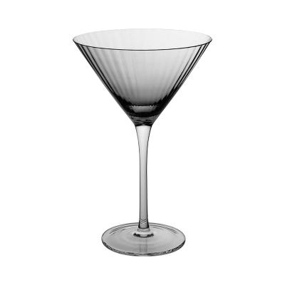 China Western Crystal Glass Wholesale Solid Colored Elegant Bar Cocktail Martini Glass for sale