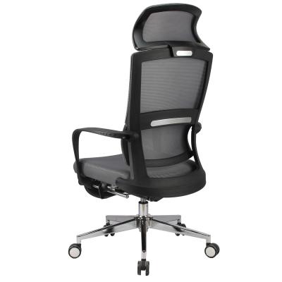 China Foldable High Quality Best Selling Reclining Foldable Ergonomic Office Chair With Footrest for sale