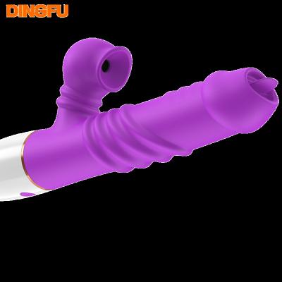 China 10 Modes Sucking Design New Sucking Clitoris Vibrator Retractable Masturbation 10 Frequency Vibrating Vaginal Orgasm Female Sex Toys For Women for sale