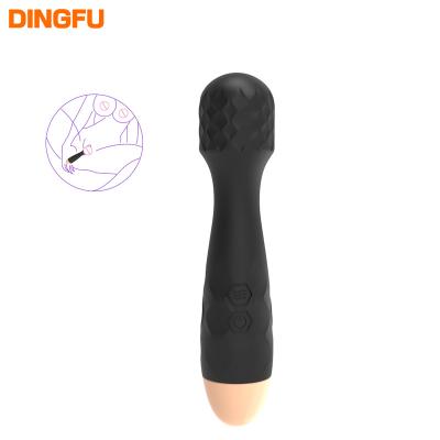 China 10 Mode Sucking New Large AV Rechargeable Massage Wand Vibrating Sex Toys For Woman Women Vibrator Sex Toys Wand Adult Massager for sale