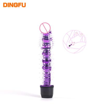 China New Vibrating Mace Stick Vibrator G Spot Clitoris G Spot Orgasm Female Sex Toys Battery Vibrator Silicone Adult Products for sale