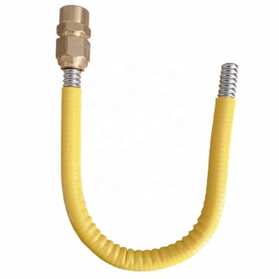 China Stainless Steel Gas Flexible Corrugated Flexible Hose Pipe Connector for sale