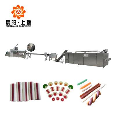 China Automatic Dog Snacks Machine Pet Chew Making Machine Dog Chewing Snacks Machine for sale