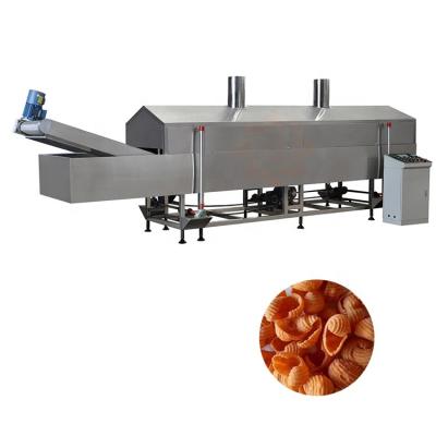 China Commercial Full Automatic Small Conveyor Continuous Belt Fried Snacks Frying Machine for sale