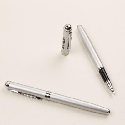 China office & School pen hotel metal hot-selling slim silver conductive pen with logo printing customized ball pen for sale