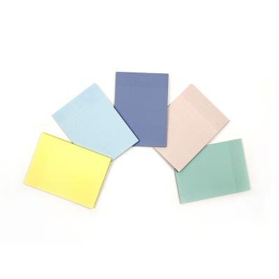 China Beautiful Self Adhesive Multi Color Optional Cling Transparent Custom Sticky Notes for sale