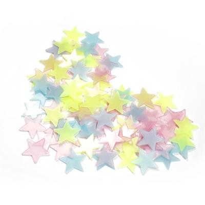 China Decorative sticker high quality glow in the dark stars ultra luminous 3d stars glow in the dark wall stickers for sale