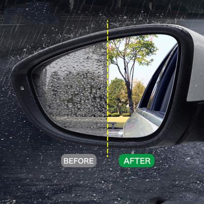 China Car Mirror Sticker Decorative Adhesive Permanent Rearview Mirror Transparent Reflective Sticker for sale