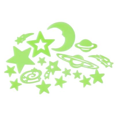 China Eco-friendly 3d Ceiling Sticker Star Wall Star Light Bed Room Wall Stickers for sale