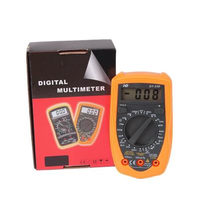 China Dt33d Small Clamp Digital Multimeter With Backlight DT33D for sale