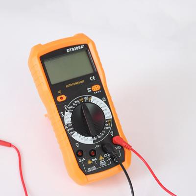 China Dt-9205 Mini Manual Digital Multimeter Multifunction Tester For Ac/dc Voltage DT9205A for sale