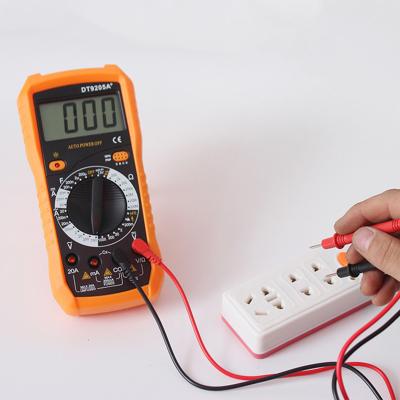 China Dt9205 Multimeter Automatic Intelligent Burn Prevention Program For Electricians Maintenance DT9205A for sale