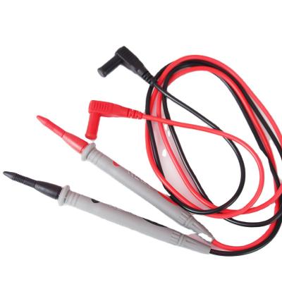 China 1 Pair Digital Probe Multimeter Soft-Silicone-Wire Universal Test Leads With Clip For LED Tester A009 for sale