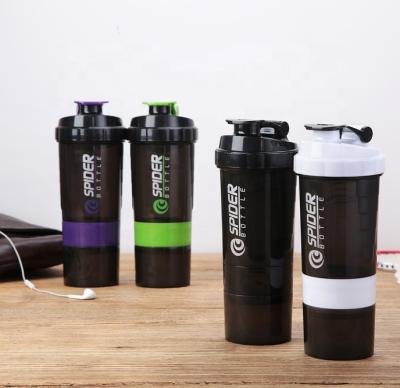 China Wholesale Good Quality Viable Plastic Shaker Bottle Protein Shaker for sale