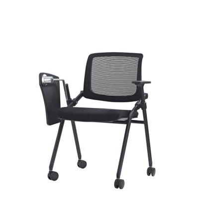 China Mesh Training Wheel Foldable Office Chair with Writing Board for sale