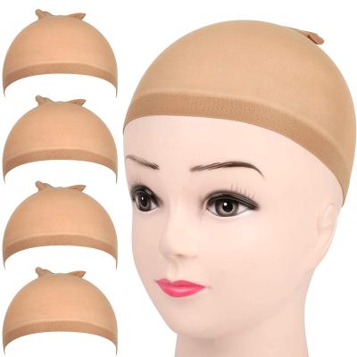 China Hair Extensions Natural 2 Pcs Close End Hairnets Install Hair Stocking Wig Making Caps Wig Cap Dome Wig Caps Luxury Dream for sale