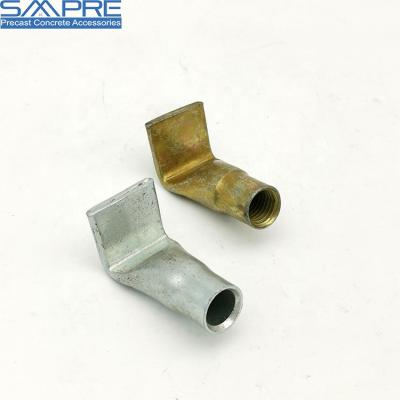 China Modern Galvanized Angle End Clamp Socket With Bent Tail Elements Connecting For Precast Concrete for sale