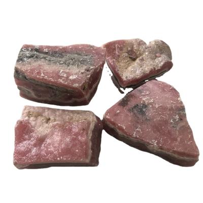 China Wholesale Natural Reiki Crystal Rocks Rhodochrosite Mineral Crystal Rough Stone From Europe Stone For Sale for sale