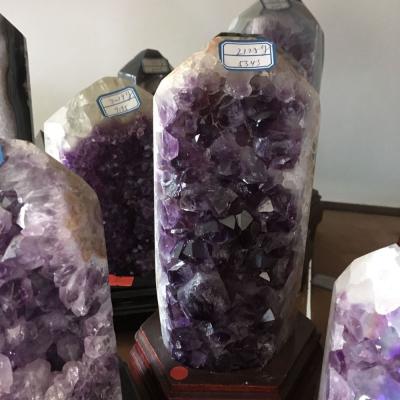 China China Wholesale Amethyst Geode Crystal Cluster Geode Quartz Gemstone Crystal Healing for sale