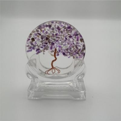 China Amethyst Crystal Quartz Gemstone Bonsai Rich Lucky Tree Small Crystal Tree Rose Quartz from Europe for sale