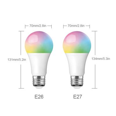 China Smart LED Light Bulb Lamp IOS Android Devices 7W 9W Wifi Smart Bulb 7W 9W Wifi Smart Bulb Color Changing Led Light Radio Rgbw Remote Control Bulb E27 for sale