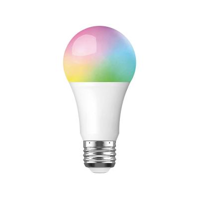 China New Design Amazon Alexa Google Home IFTTT Zigbee Smart RGB Controllers Multicolor Wireless Bulb E27 Wi-Fi Smart Night Led Bulb for sale