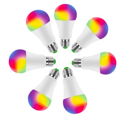 China Amazon Alexa Google Home IFTTT RGB Color Rechargeable E27 7W 9W 10W Bulb Led Smart Wifi Sensor Charging Home Lighting Plastic Bulb Led Alexa Lamp Remote Bulb for sale