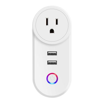 China TUYA Echo 240V Wall Power Home Residential/Multipurpose Wireless Zigbee USB US Outlet Wifi Smart Plug for sale