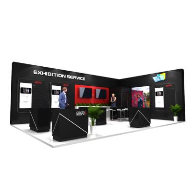 China Lightweight QUICK CONSTRUCTION 30MINS Booth Exhibition Stand Panel Portable Luxury Luxury Backdrop for sale