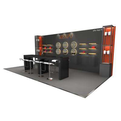 China FAST CONSTRUCTION 30MINS Cosmetics Trade Show Booth Lightweight Reusable Custom Booth Portable Exhibition Booth for sale