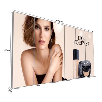 China New Advertising Fabric Light Custom Double Side Portable Lightbox Backlit Lightbox Display Stand for sale