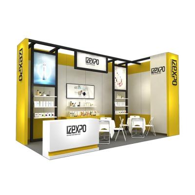 China QUICK CONSTRUCTION 30MINS HIGH END Custom Trade Show Booth 10x20 Exhibition Booth 6x3 Lightweight 30MINS for sale