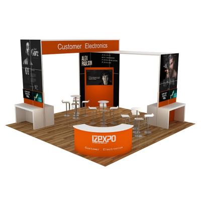 China Lightweight QUICK CONSTRUCTION 30MINS Exhibition Stand Display Custom Display Booth Show for sale