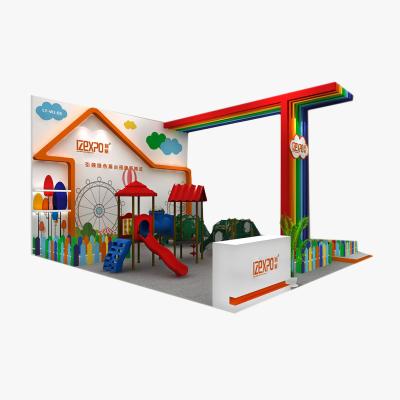 China Lightweight 30MINS QUICK BUILD HIGH END Booth Ideas For Trade Shows Sales Display Stand Expo Rack Just For Gift Show for sale