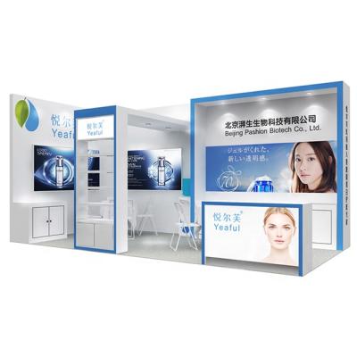 China IZEXPO 30MINS SET 10x20ft Lightweight Cosmetic Trade Show Booth Exhibition Stand Portable Display for sale