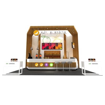 China IZEXPO 30MINS SET 20x20ft Beverage Exhibition Equipment Lightweight Booth Ideas For Trade Shows for sale