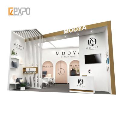 China IZEXPO QUICK BUILD Professional Custom 6x6 Fair Printing Exhibition Booth Just 30MINS for sale