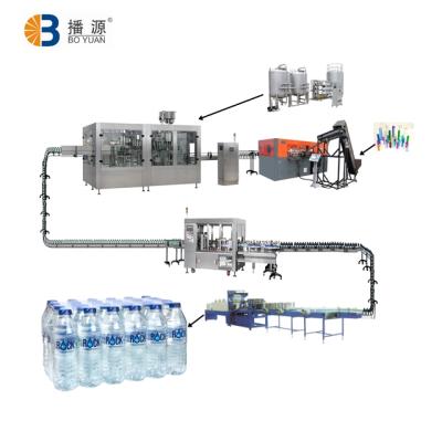 China Enery Saving 4000BPH PET Bottled Water Filling Machine List Automatic Complete Aquatic Plant Production Line Filling System System for sale