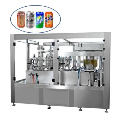 China 18000CPH DGD3006 Beverage Beer / Carbonated / Gas Contained Drinks Can Filling Sealing Machine for sale