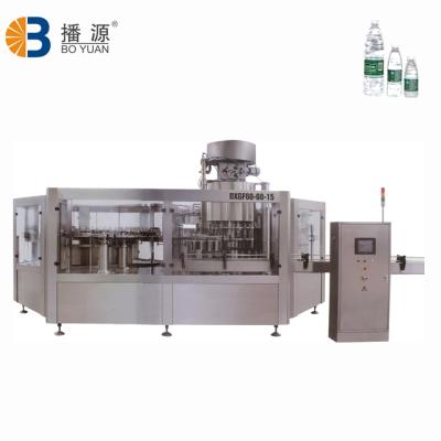 China Automatic Food PET Bottle Water Rising Filling Capping Machine 3 In 1 for sale