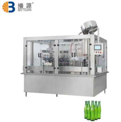 China Beverage Glass Bottle Carbonated Gas Contained Filling Machine for sale