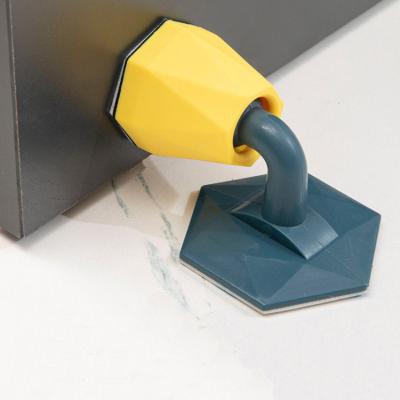 China Bestlife Door Stop Null Wedge, Large Heavy Duty Flexible Door Holder with Self Adhesive No Drilling Door Rubber Stoppers for sale