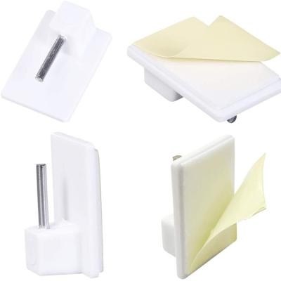 China Self Adhesive Window Hooks Minimalist BMR Hooks Adhesive Rods Curtain Hooks for sale