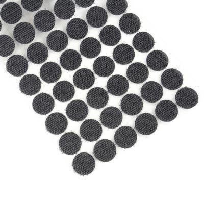 China BMR Self Adhesive Double Sided Hook And Loop Strong Sticky Tapes, Waterproof DIY Stickers Crafts Dots Round for sale