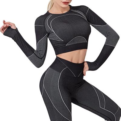 China Peach Suit Celebrity Yoga Fitness Sports Yoga Tight Tops Breathable Net Waist High Hips Breathable Tight Top for sale