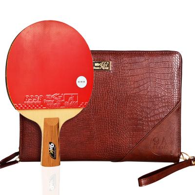 China Durable Double Fish Ping Pong Racket 9 Star Integrated And Professional Horizontal Racket for sale